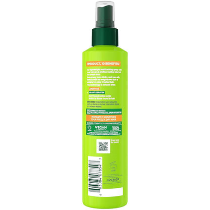 plant keratin and argan oil infusion for natural smoothing and nourishment