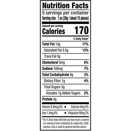 PLANTERS Dill Pickle Cashews Portion Packs - 4g Plant Protein for Mindful Snacking