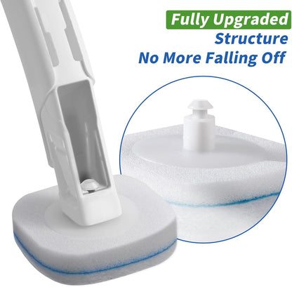 plastic bristle head safe for granite, marble, porcelain, and tile surfaces