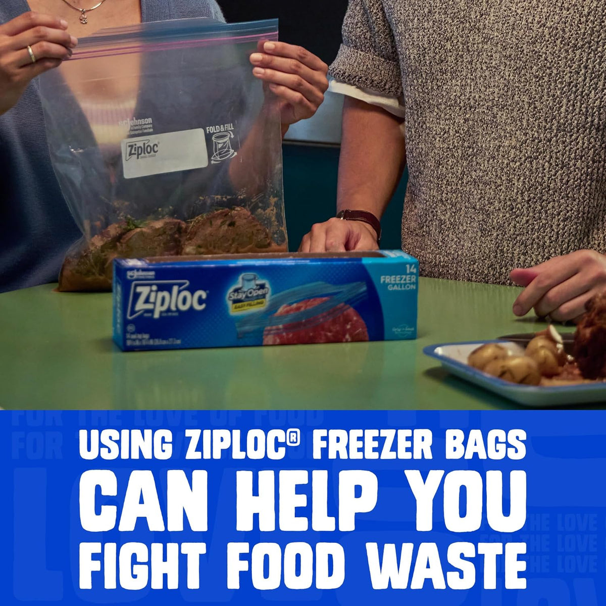 plastic construction tested to prevent freezer burn for up to 12 weeks on ground beef