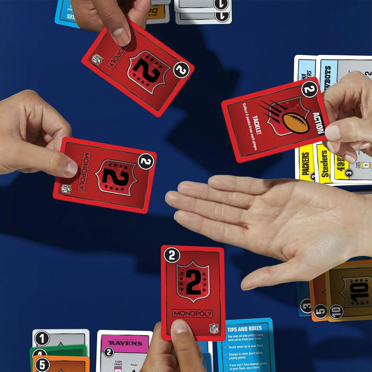 player count of 2-5 for flexible small-group and family play