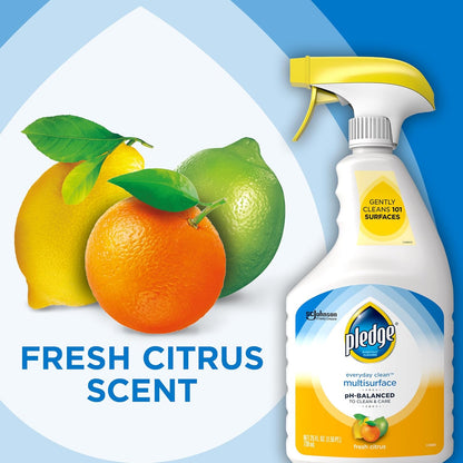 Pledge pH-Balanced Multisurface Cleaner – Family-Safe pH-Balanced Formula for Kid and Pet Spaces