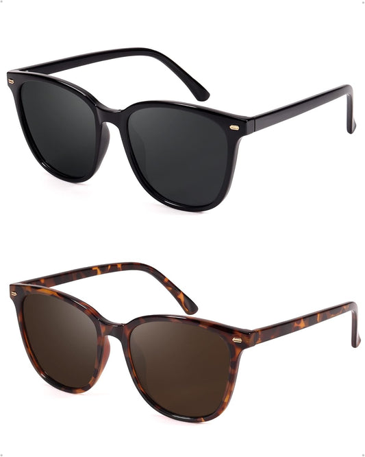 polarized lens construction for glare reduction