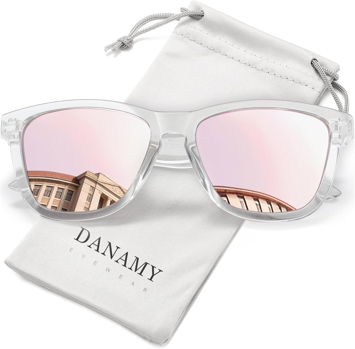 polarized lenses that filter reflected glare from water, roads, and snow