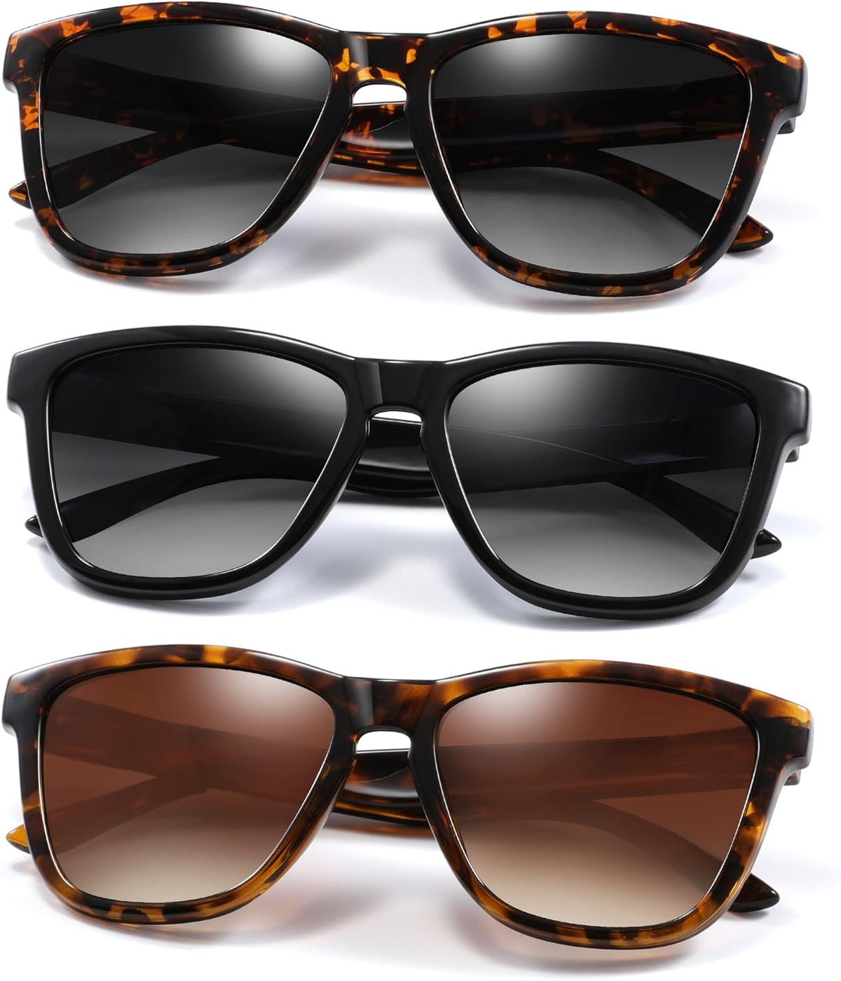 Polarized Sunglasses – Clean Retro Frames for Effortless Everyday Style, Unisex UV Protection