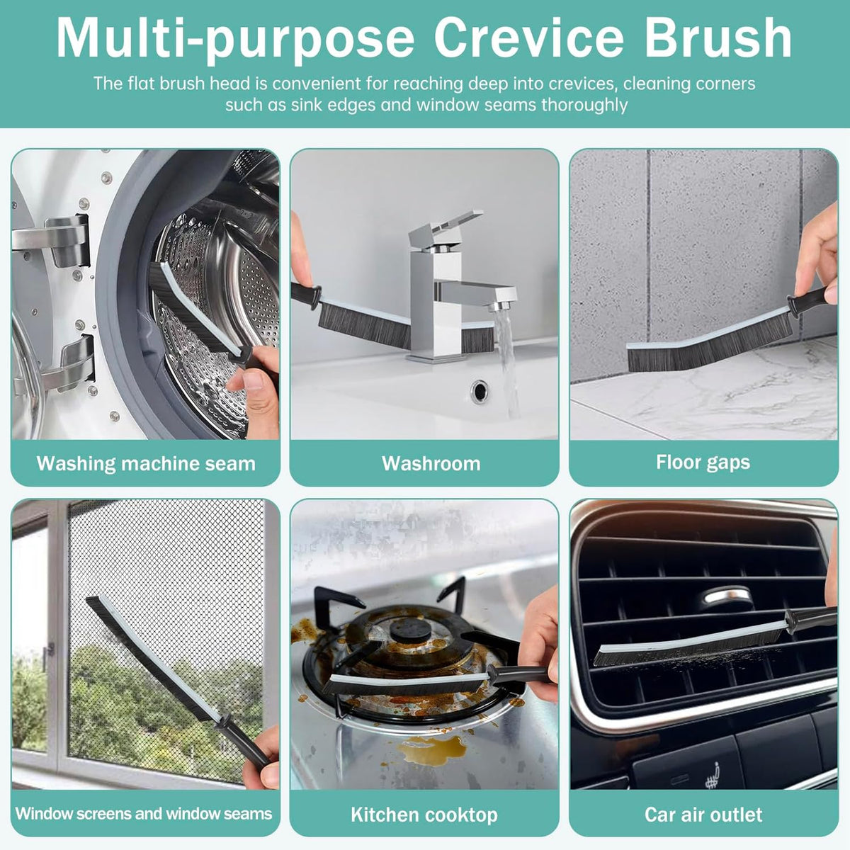 polypropylene ergonomic handle with integrated hanging hole for storage