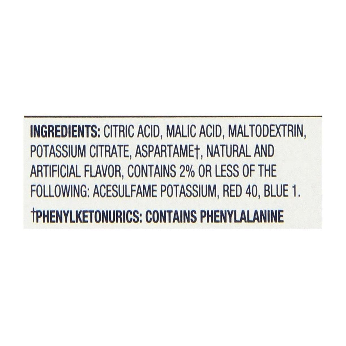 portable powdered drink mix format designed for standard water bottles