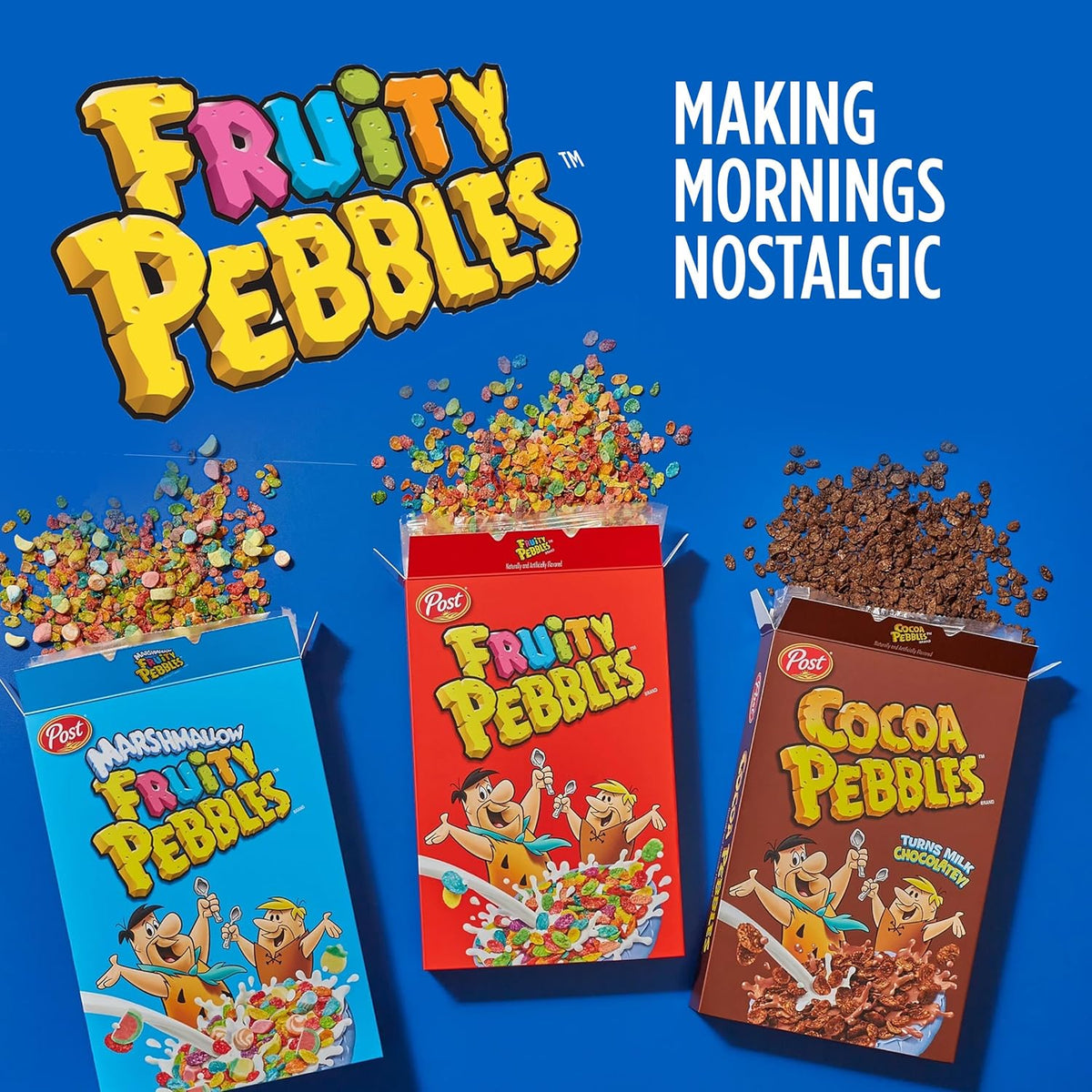Post Fruity Pebbles Cereal – Fun Birthday Gift Box for Kids and Grandkids