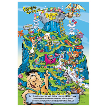 Post Fruity PEBBLES Marshmallow Cereal – Fun Holiday Gift for Mom Who Loves 90s Snacks