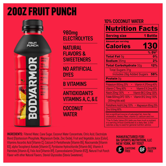 potassium-packed electrolyte blend for athletic performance