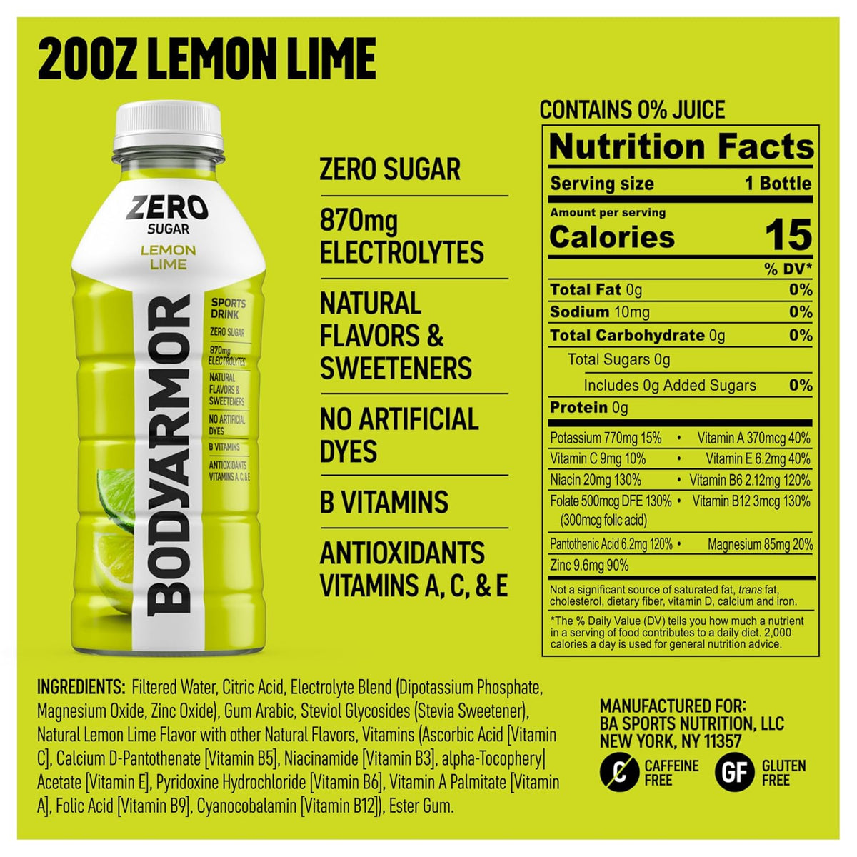 potassium-rich electrolyte blend for hydration