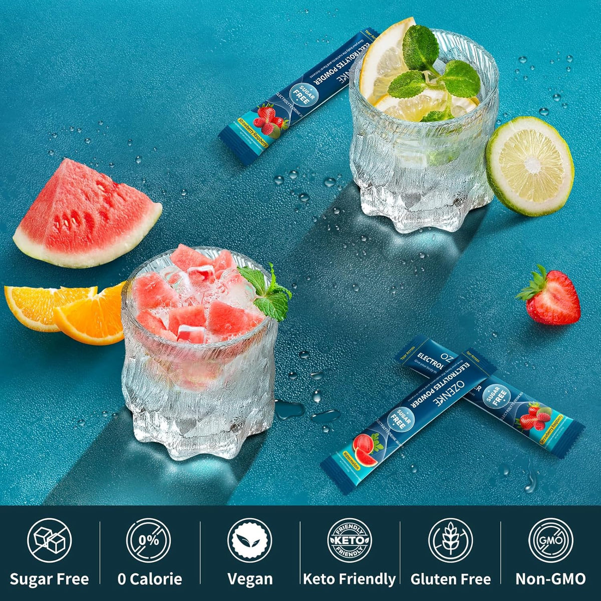powder drink mix that dissolves in water with no blender or shaker required