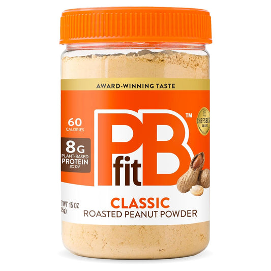 powdered peanut butter format pressed to remove most natural oils