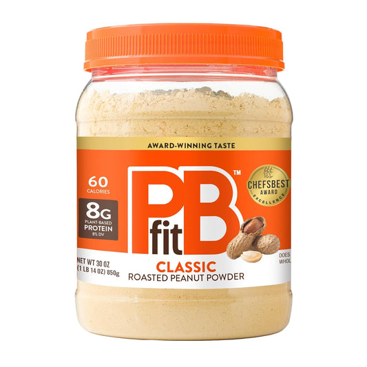 powdered peanut butter format pressed to remove most natural oils