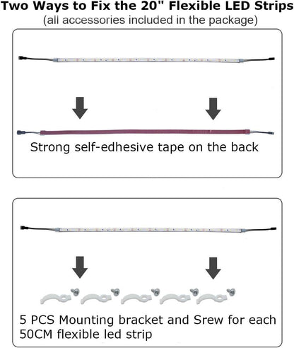 power splitter and extension cables for multi-zone or wraparound installations