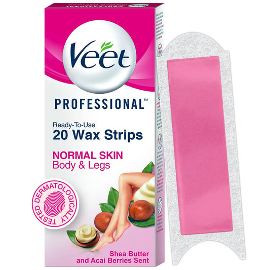pre-coated ready-to-use wax strips requiring no heating