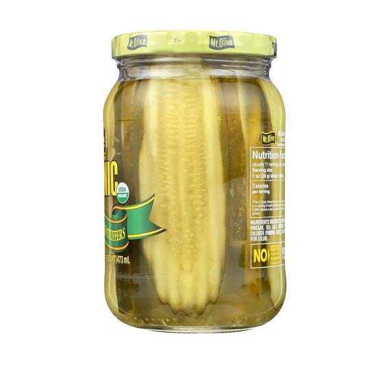 pre-cut sliced pickle format sized for sandwich bread