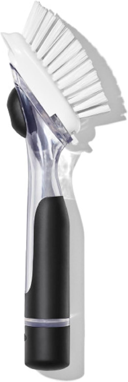 pre-loadable soap reservoir built directly into the handle