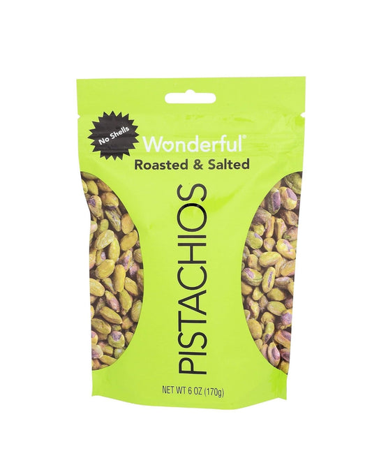 pre-shelled kernels — ready to eat out of the bag