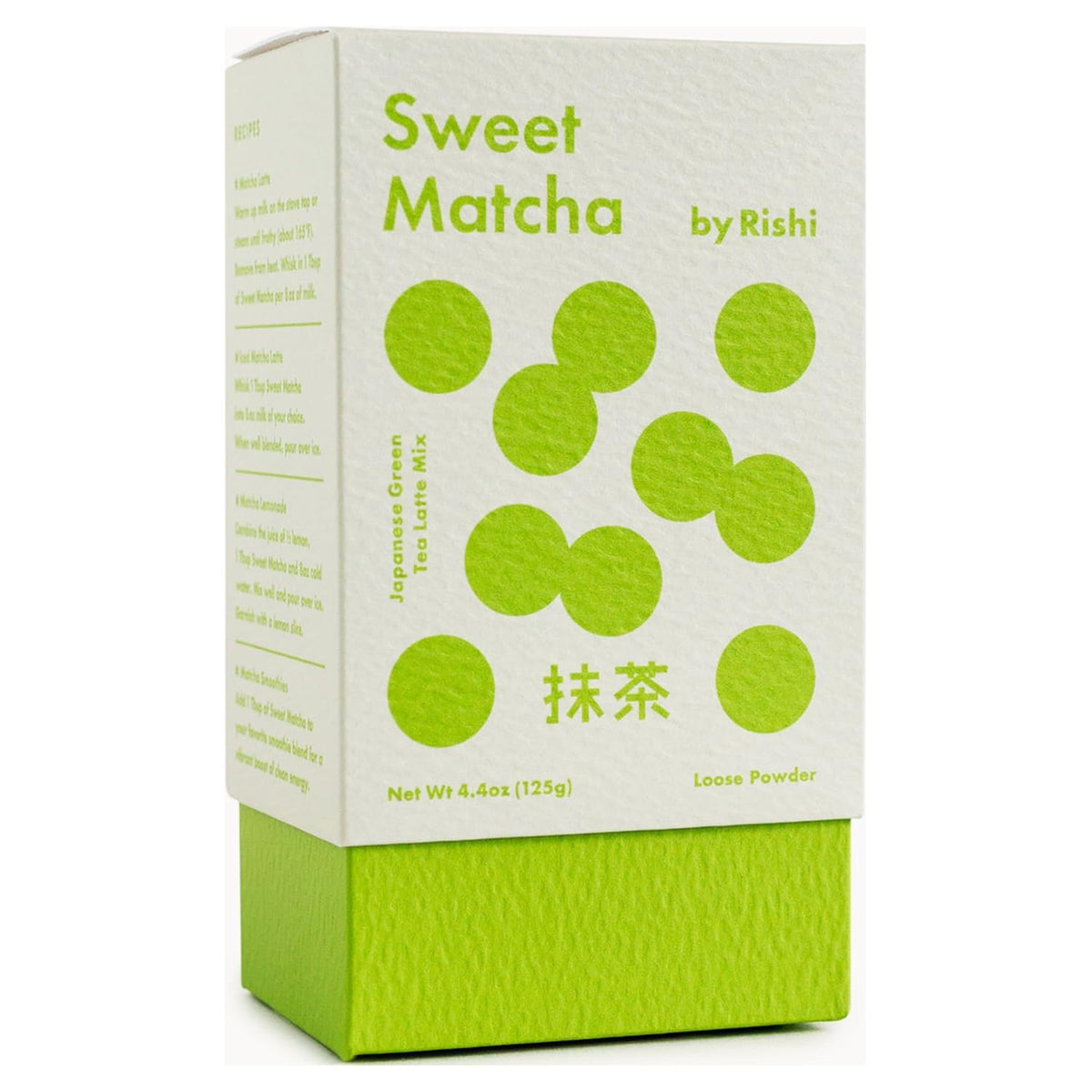 pre-sweetened blend of japanese green tea powder and pure cane sugar