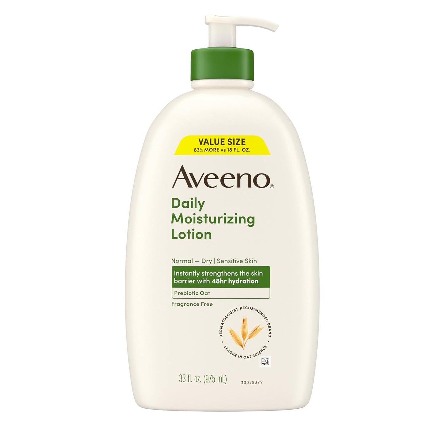 prebiotic oat formula that hydrates and strengthens the skin's protective moisture barrier