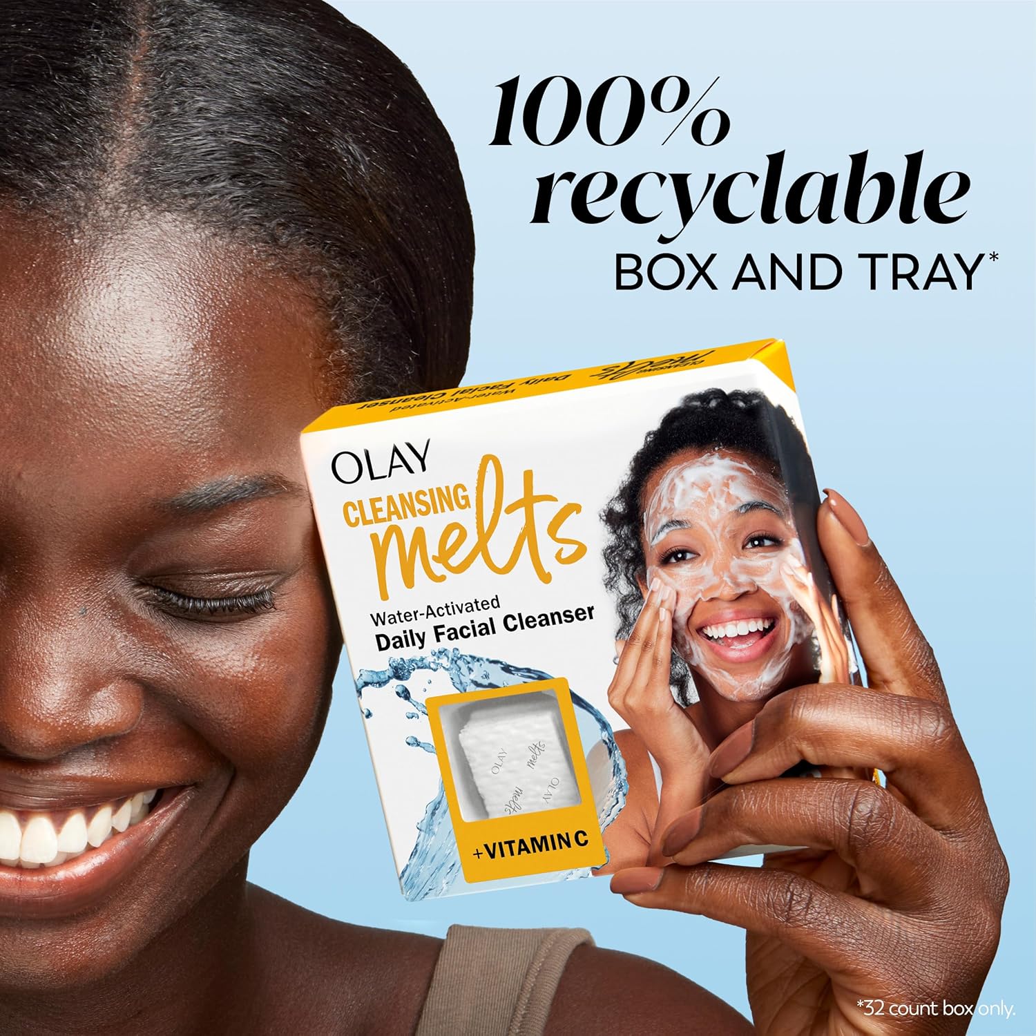 Premium Cleansing Melts – Patented Dissolving Pads with Retinol for Elevated Skincare