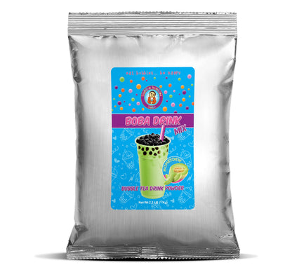 Premium HONEYDEW Boba/Bubble Tea Drink Mix Powder By Buddha Bubbles Boba 1 Kilo (2.2 Pounds) | (1000 Grams)