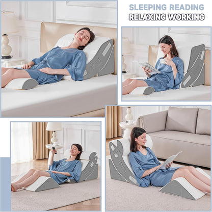 premium memory foam and polyurethane foam filling with high resilience for sustained support