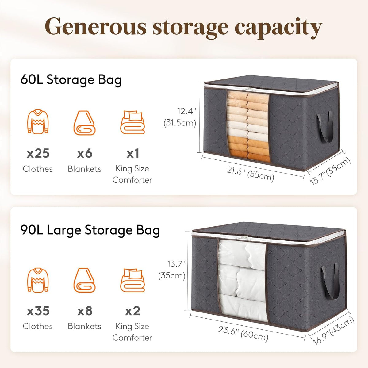 premium odorless, breathable non-woven fabric construction