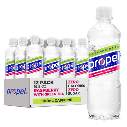 Propel Energy Boost Hydration Bundle – Practical Housewarming Gift for New Home Office Setups, 3 Flavor 12 Pack
