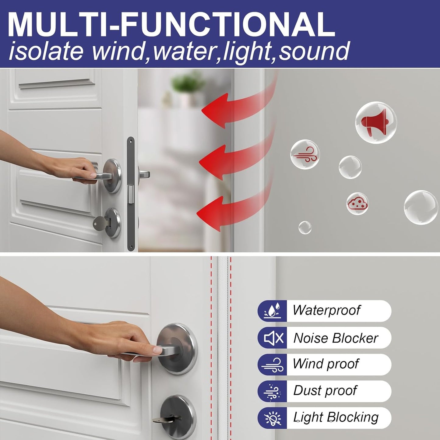 proprietary grid mesh-backed adhesive for strong hold and clean removal