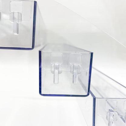 protective side railings to prevent items from falling off