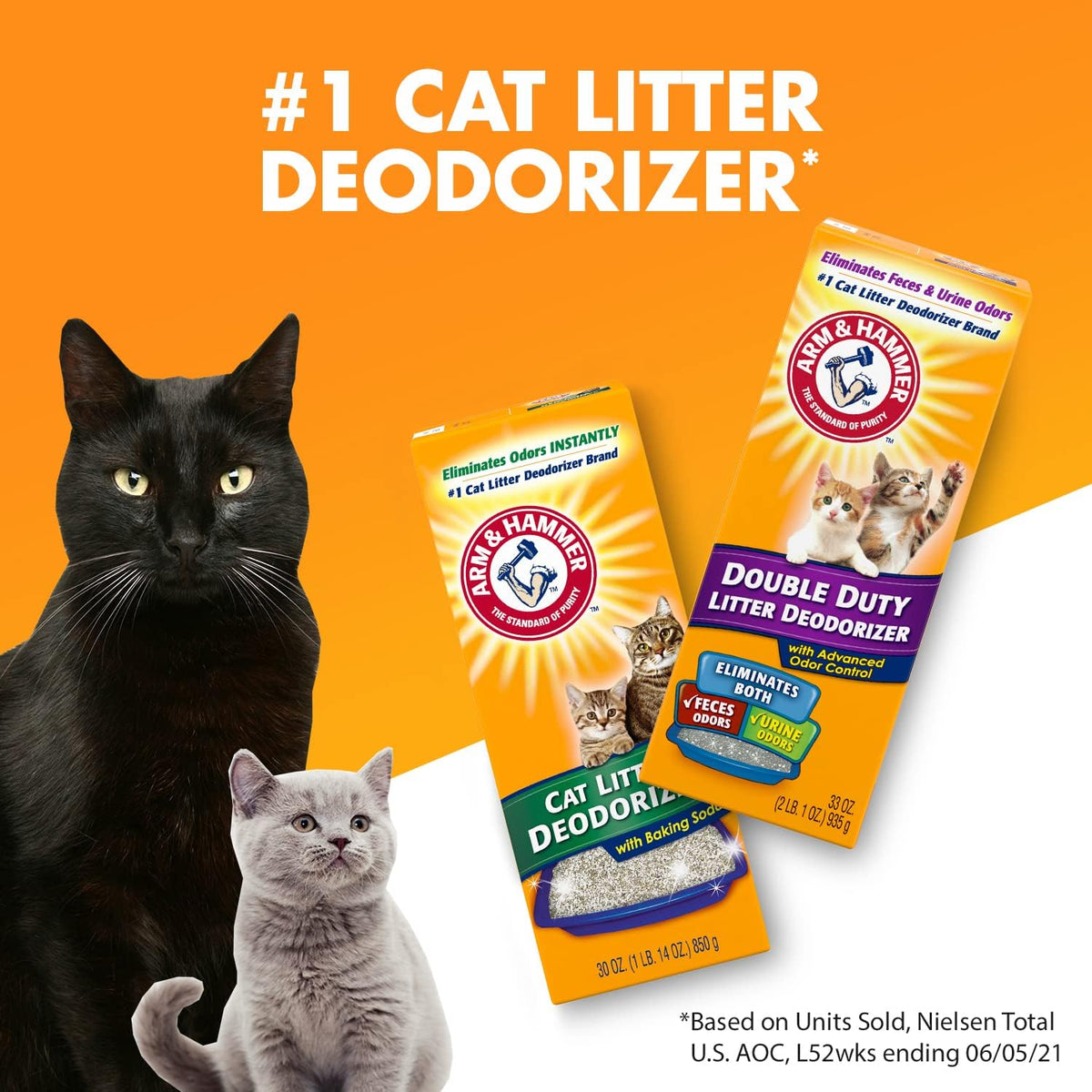 proven 9-day odor control verified by internal lab testing vs. litter alone