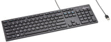 Amazon Basics Wired Keyboard – Minimalist Computer Lab Choice, Full Layout Without Visual Clutter