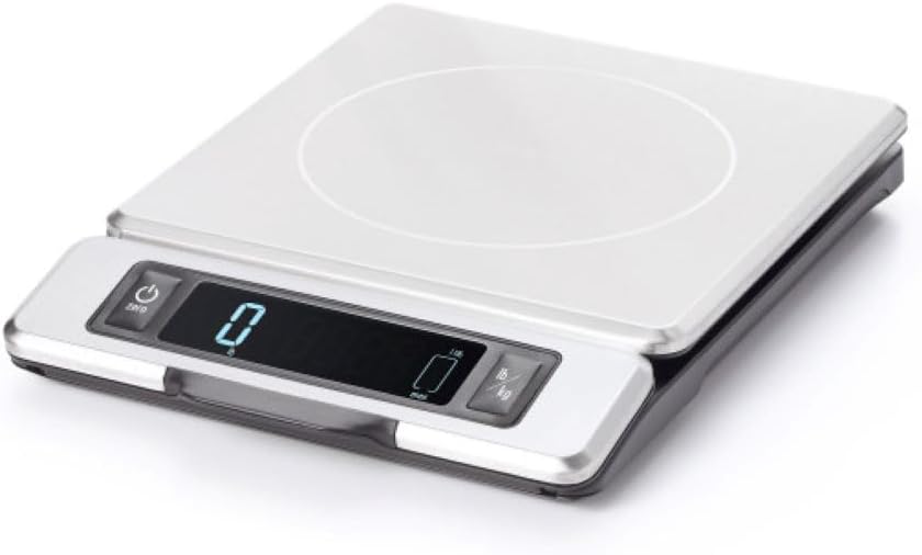 pull-out digital display that slides out from under large plates or bowls