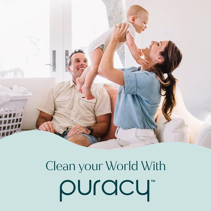 Puracy Natural Dish Soap Refill – Kid-Friendly Kitchen Cleaner, Gentle Plant Liquid for Family Dishes