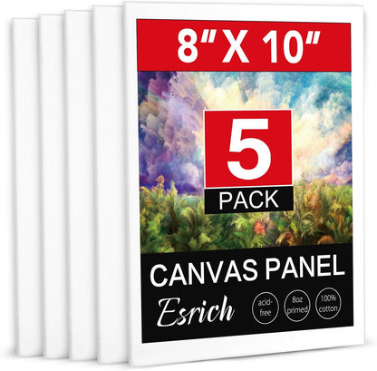 pure cotton canvas surface with smooth paint-holding texture