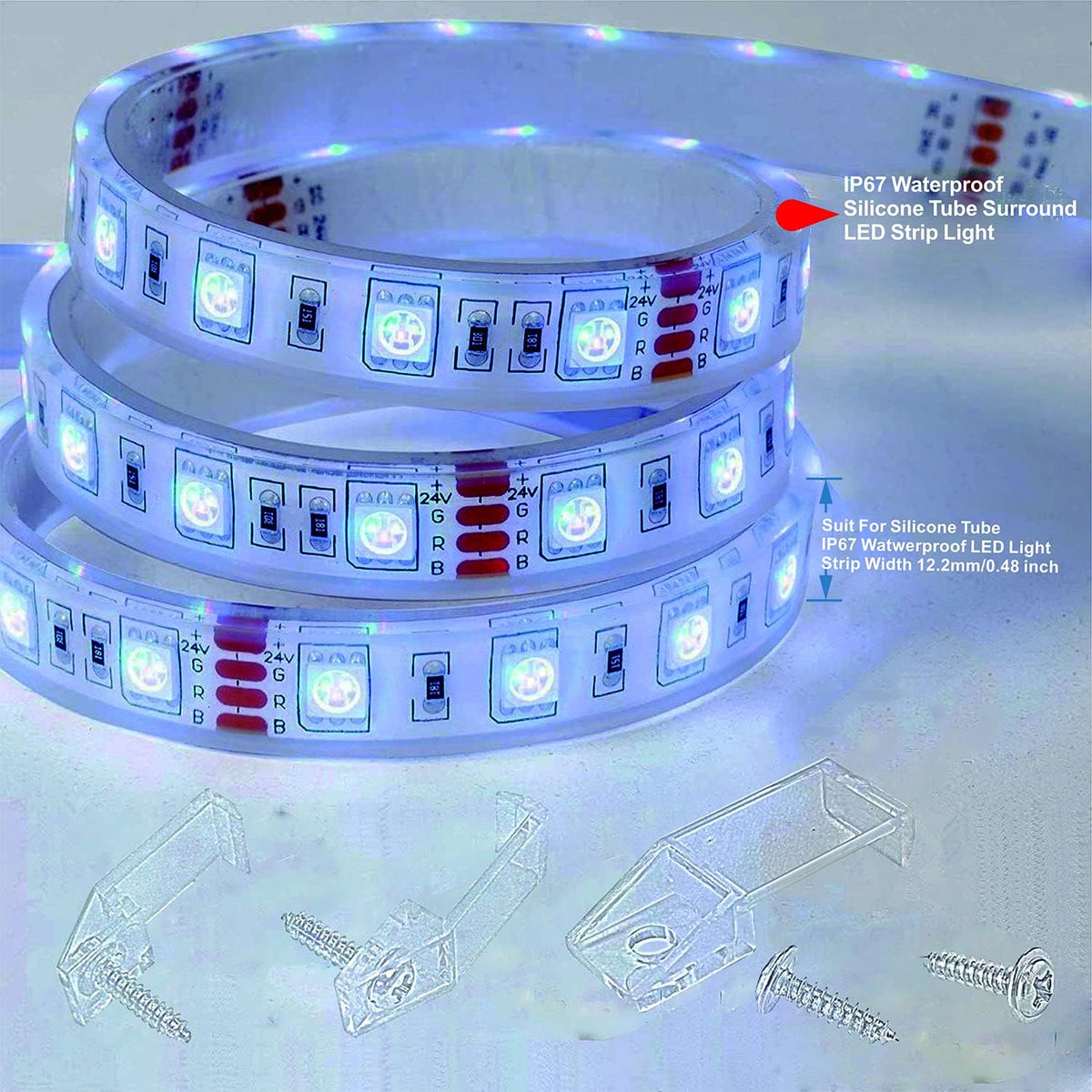 pure pc transparent body with 98% light transmittance and uv resistance