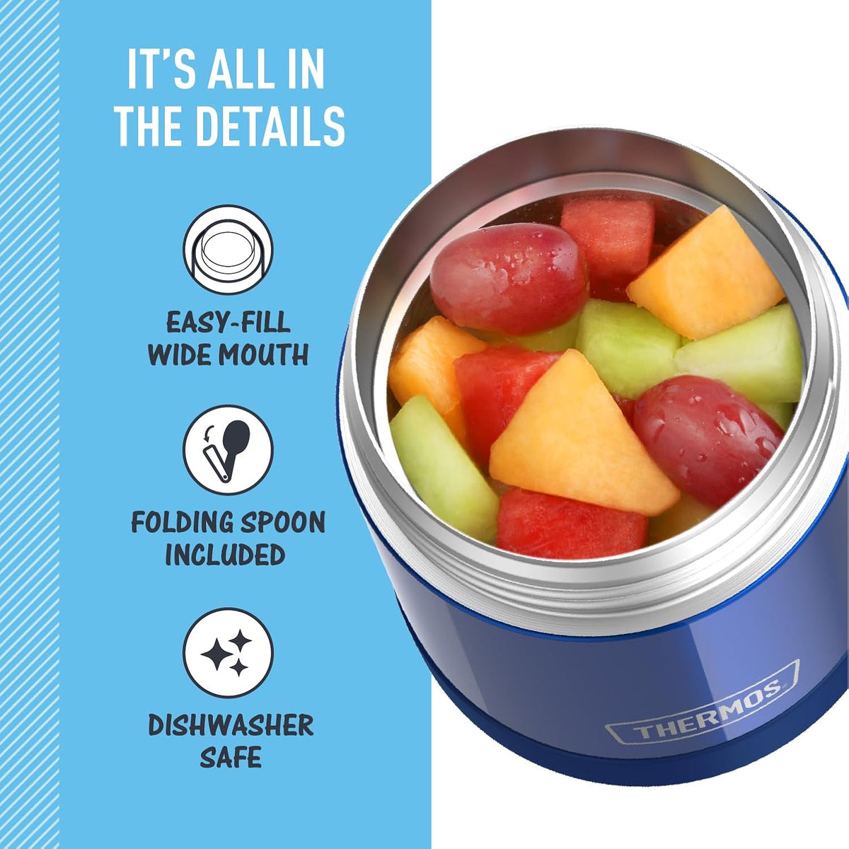 push-button easy-open lid design