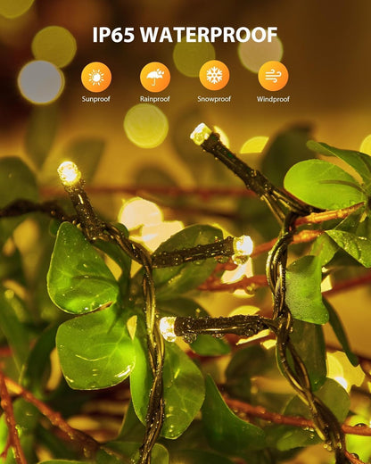 push-button mode selector offering 8 lighting patterns including steady on