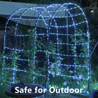 QITONG Solar Tube Lights – 2 Pack 200 LED Holiday and Valentine Gift for Women and Mom, 8 Modes