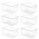 6 - L(11.2"L x 7.5"W x 6"H) (Pack of 6)