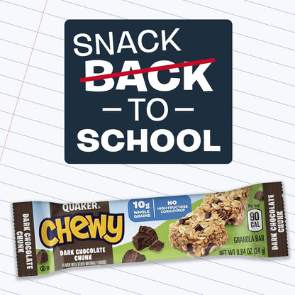 Quaker Chewy Granola Bars Variety Pack – Mindful Snack Break Choice, No High Fructose Corn Syrup