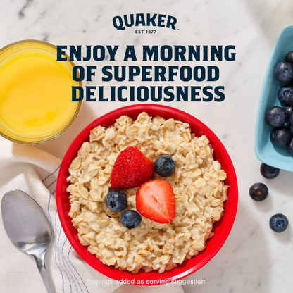Quaker Immunity Instant Oatmeal – Camping Breakfast Made with Just Hot Water, 32 Packets Portable Whole Grain Fuel