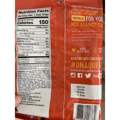 Quest Nutrition Chili Lime Tortilla Style Protein Chips – 20g Protein Mindful Snacking for Gym Recovery