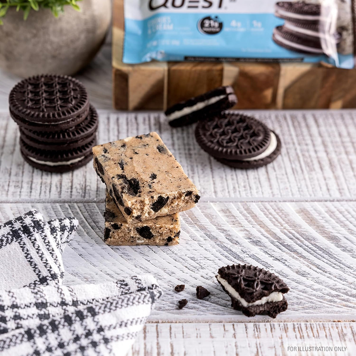 Quest Nutrition Cookies & Cream Protein Bar – Camping and Trail-Ready Protein for Open-Air Adventures