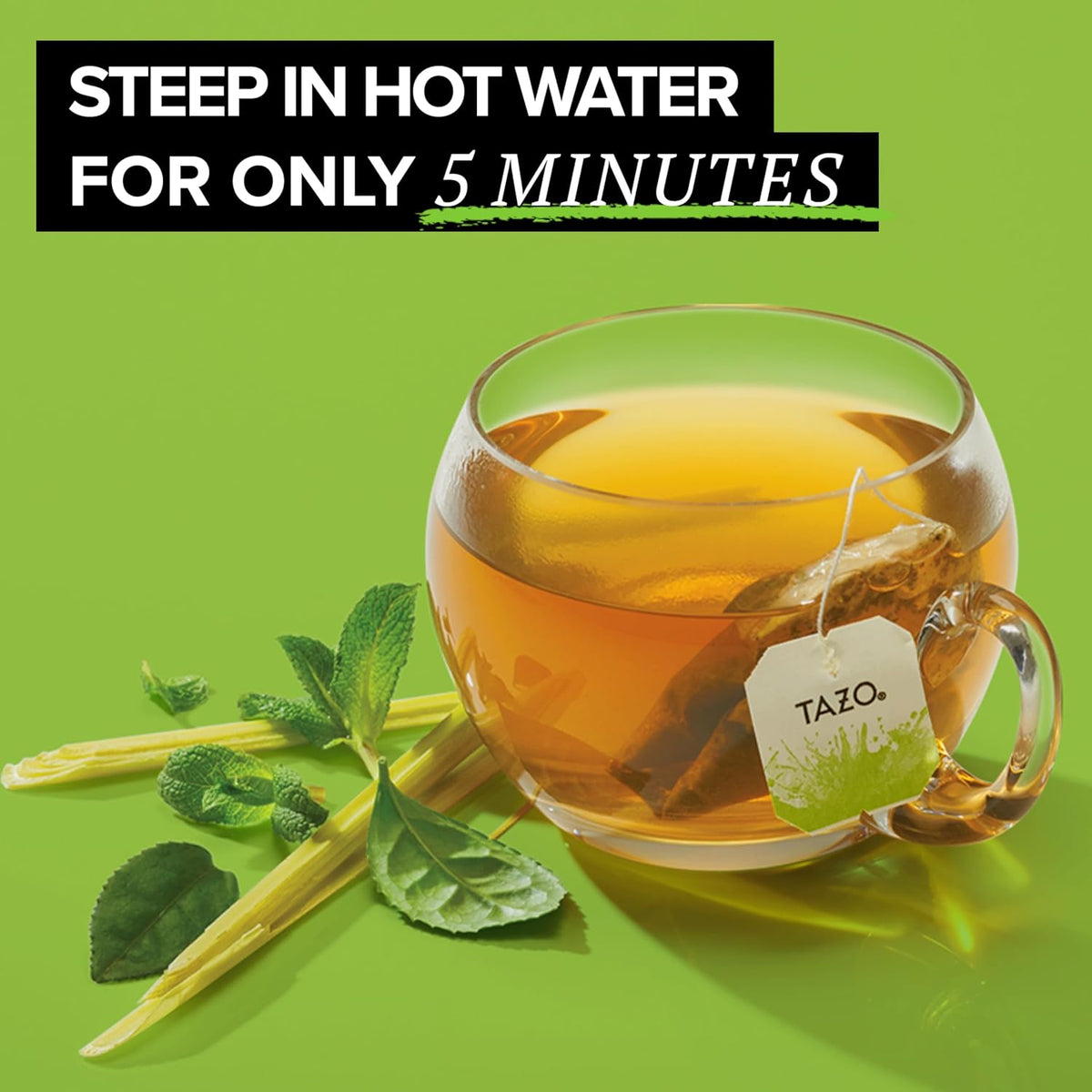 quick 3-minute steep time for fast preparation