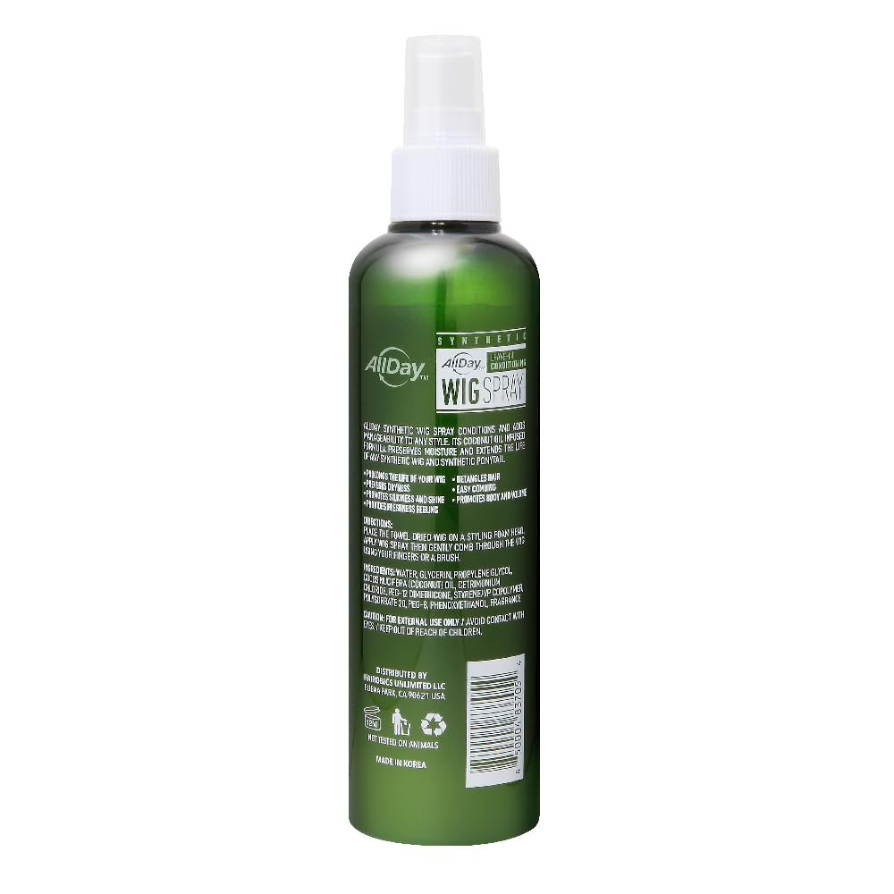 quick-dry, no-residue finish allowing immediate wear after combing