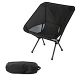 Wind Tour Travel Camp Chair – Foldable Outdoor Seat with Carry Bag for Hiking, Fishing, and Park Concerts