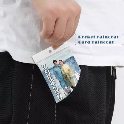 RainAway Compact Rain Ponchos for Streamlined Emergency Kits and Wallets